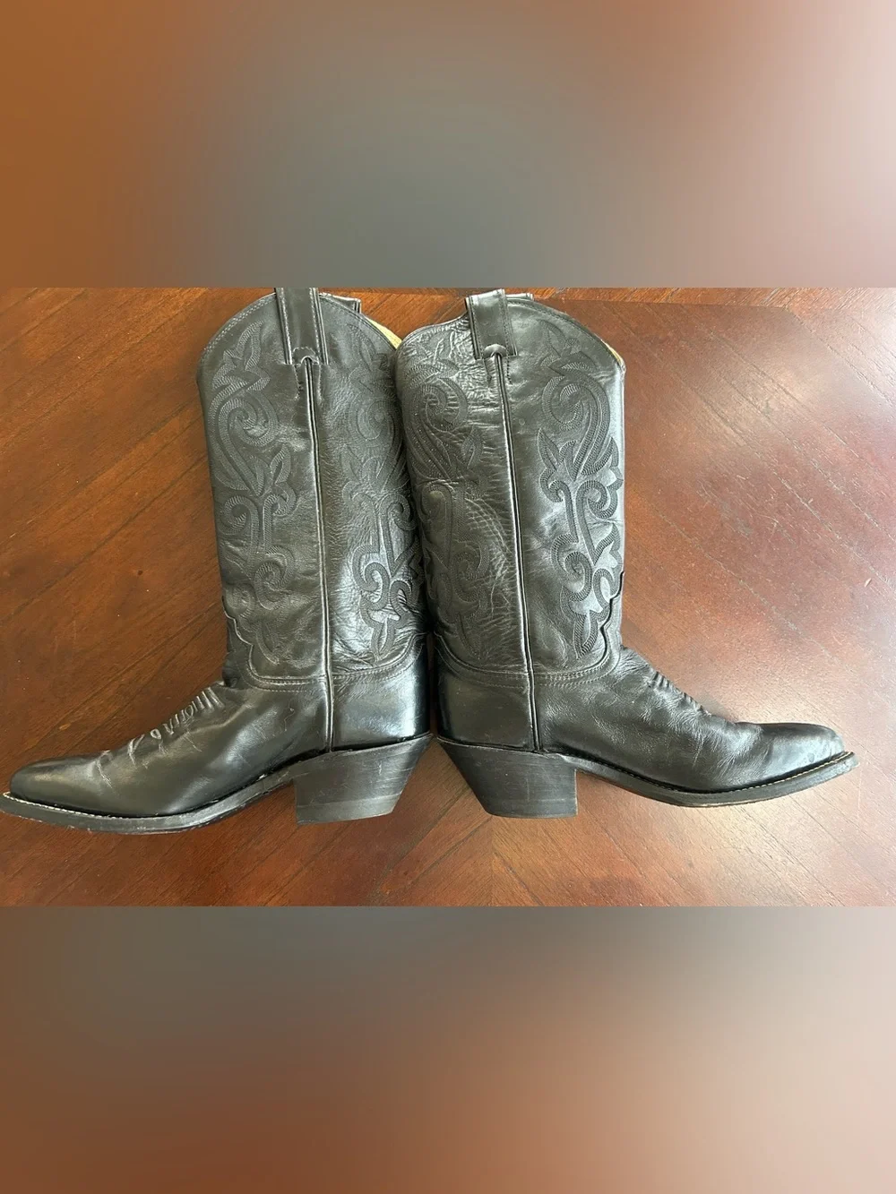 Vintage Justin Boots Made in USA Western Cowboy Boots Youth 4.5C